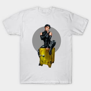 Cat Burglar - Pin up T-Shirt